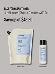 AG Care Fast Food Leave On Conditioner, 33.8 Fl Oz
