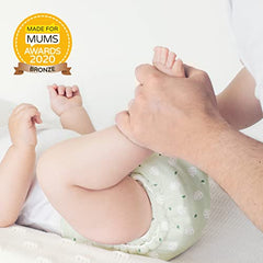 Bambino Mio, reusable baby wipes, 10 pack, snow