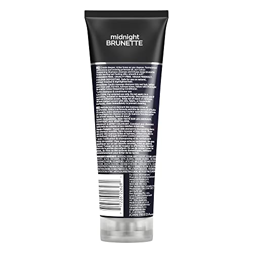 John Frieda Midnight Brunette Colour Deepening Shampoo, for Soft Rich Hair (250 mL)