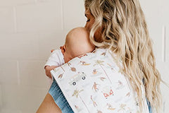 Copper Pearl Baby Burp Cloth Large 21''x10'' Size Premium Absorbent Triple Layer 3-Pack Gift Set"Maui", 245 grams (MU-O7XW-3SLC)