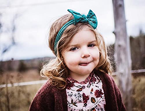 Baby Wisp - Headband - Nylon Bow - Black - Baby, Infant, Girl 3M