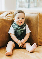 Copper Pearl Baby Bandana Drool Bibs for Drooling and Teething 4 Pack Gift Set "Diesel" by Copper Pearl