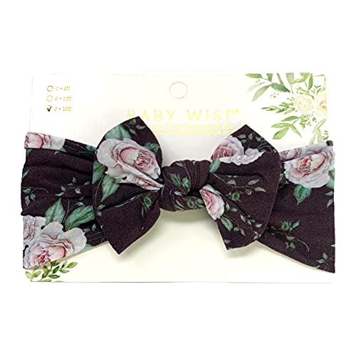 Baby Wisp Headband Nylon Bow Stormy - Baby, Infant, Girl 3M Hair Accessory