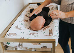 Copper Pearl Premium Knit Diaper Changing Pad Cover"Noah"