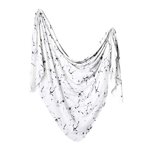 Copper Pearl Large Premium Knit Baby Swaddle Receiving Blanket Marble