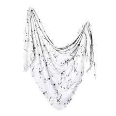 Copper Pearl Large Premium Knit Baby Swaddle Receiving Blanket Marble