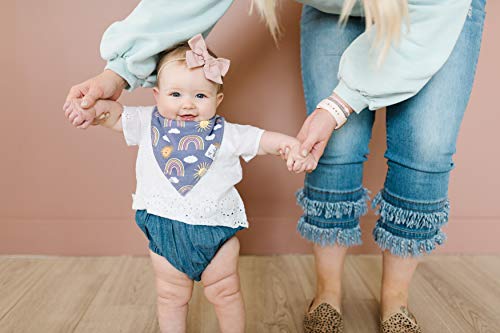 Copper Pearl Baby Bandana Drool Bibs for Drooling and Teething 4 Pack Gift Set"Hope", 136 grams (X002GTOX2Z)