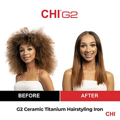 CHI PRO G2 Digital Titanium Infused Ceramic 1" Straightening Hairstyling Iron