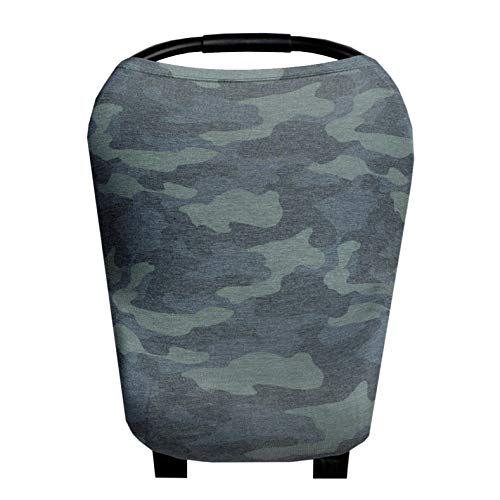 Copper Pearl Baby Car Seat Cover Canopy and Nursing Cover Multi-Use Stretchy 5-In-1 Gift "Hunter"