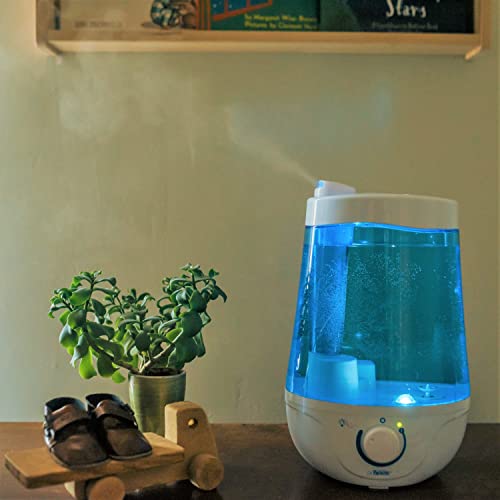 Dr. Brown's Ultrasonic Cool Mist Humidifier with Nightlight, Blue
