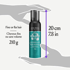 John Frieda Volume Lift Volumizing Mousse for Fuller Styled Hair (210 g)
