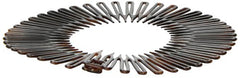 Caravan Full Circle Spring Head Band Comb In Classic Tortoise Shell with Deep Teeth and Closure