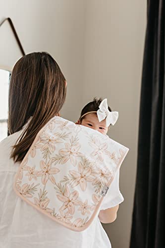 Copper Pearl 3-Pack Coral Burp Cloths Set