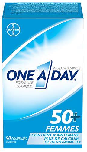 One A Day Women 50 Plus Multivitamin Tablet, Specially Formulated with Vitamins & Minerals for Women 50+
