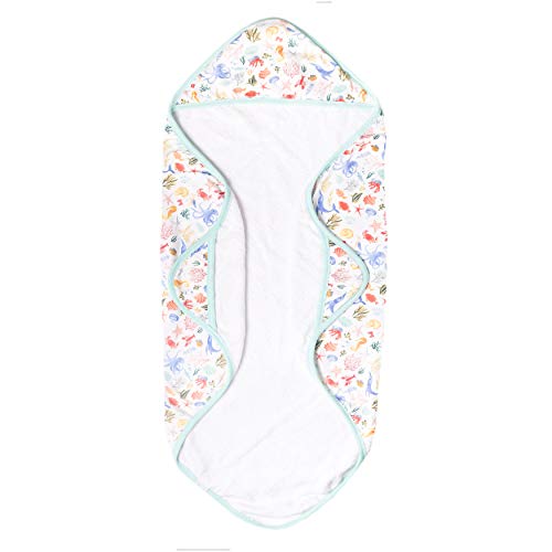 Copper Pearl Premium Knit Hooded Bath Towel with Terry Cloth Interior Nautical, 0.70 gram (X002HREDMV)
