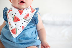 Copper Pearl Baby Bandana Drool Bibs for Drooling and Teething 4 Pack Gift Set for Girls "Georgia Set" by Copper Pearl