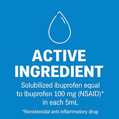 Children's Advil (100 ML, Grape Flavour) Ibuprofen Suspension Temporary Fever Reducer