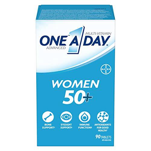 One A Day Women 50 Plus Multivitamin Tablet, Specially Formulated with Vitamins & Minerals for Women 50+
