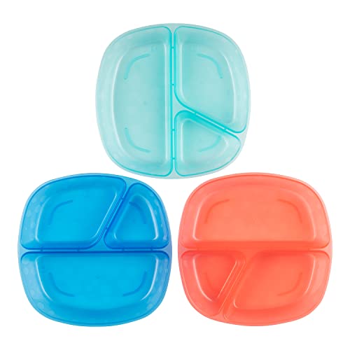 Dr. Brown's Divided Plates, 3 Pack