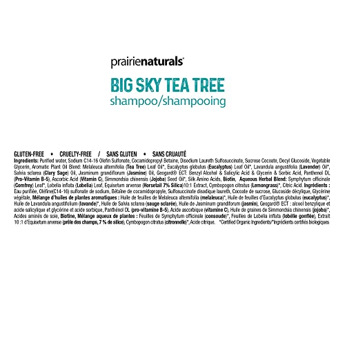 Prairie Naturals Big Sky Tea Tree Shampoo, 500ml