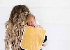 Copper Pearl Baby Burp Cloth Large 21''x10'' Size Premium Absorbent Triple Layer 3-Pack Gift Set "Hope", 245 grams