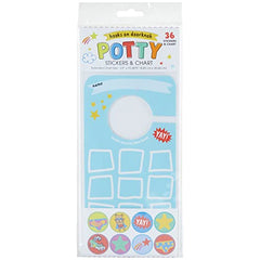 C.R. Gibson BTDK-24938 Super Hero Stickers and Hanging Door Knob Reward Chart Potty Training Tool for Boys, 3.5" W x 15.4" H, Multicolor, 36 Stickers