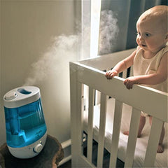 Dr. Brown's Ultrasonic Cool Mist Humidifier with Nightlight, Blue