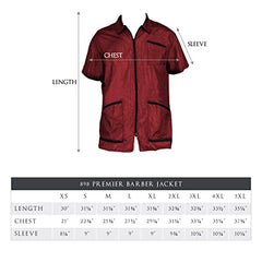 Betty Dain Betty Dain Premier Barber Jacket, Large, Burgundy, 6.08-Ounce