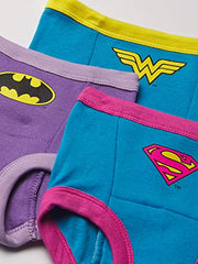DC Comics 3PK, 7PK and 10PK Potty Training Pants with Superman, Batman, Wonder Woman and More with Stickers Sizes 2T, 3T, and 4T