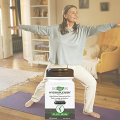 Nature's Way Hydraplenish Plus Collagen, MSM & Hyaluronic Acid, Osteoarthritis Joint Pain Support, BioCell Collagen, 60 Capsules