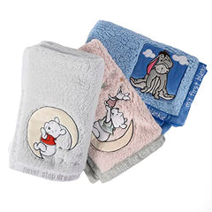 Disney Winnie The Pooh My First Blankie Sherpa Blanket, 30"x36" Blue Eeyore Fluffy Premium Blanket for Baby Boy, Girl Soft Warm Cozy, Infant or Newborn Blanket for Crib, Stroller, Travel, Nursery