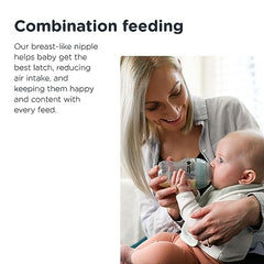 Tommee Tippee Closer to Nature Baby Bottles, Breast-Like Nipples with Anti-Colic Valve (9 Ounces, 2 Count)