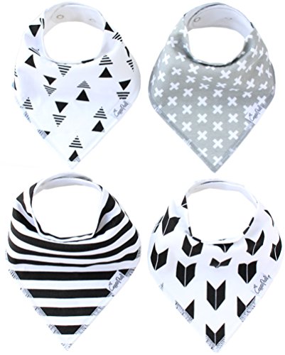 Copper Pearl 4-Pack Bandana Bibs, Shade Set