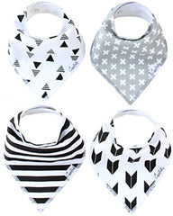 Copper Pearl 4-Pack Bandana Bibs, Shade Set
