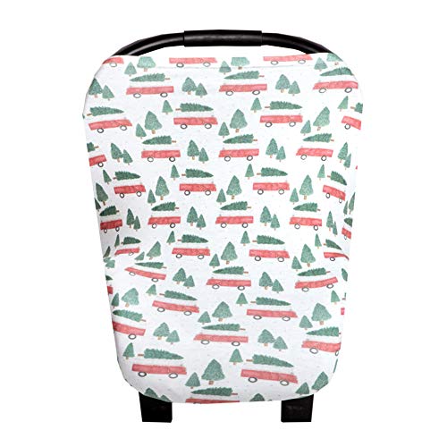 Copper Pearl Baby Car Seat Cover Canopy and Nursing Cover Multi-Use Stretchy 5 in 1 Gift"Nicholas" by Copper Pearl