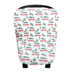 Copper Pearl Baby Car Seat Cover Canopy and Nursing Cover Multi-Use Stretchy 5 in 1 Gift"Nicholas" by Copper Pearl