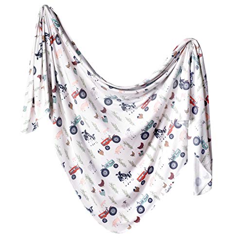 Copper Pearl Large Premium Knit Baby Swaddle Receiving Blanket Jo, 0.30 gram (J2-5DCN-R1VE)