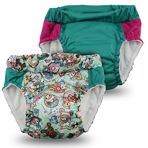 Kanga Care Lil Learnerz Training Pants, Large, TokiTreats & Peacock