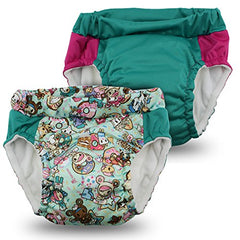 Kanga Care Lil Learnerz Training Pants, Large, TokiTreats & Peacock
