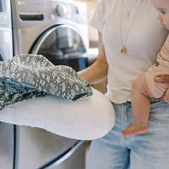 Dr. Brown's Removable Cover for Breastfeeding Pillow for Nursing Mothers, Machine Washable, Cotton Blend, Green