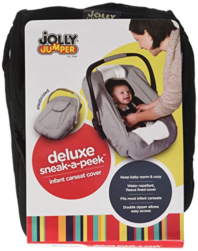 Jolly Jumper Deluxe Sneak-A-Peek - Black