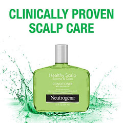 Neutrogena Soothing & Calming Healthy Scalp Conditioner to Moisturize Dry Scalp & Hair, with Tea Tree Oil, pH-Balanced, Paraben-Free & Phthalate-Free, Safe for Color-Treated Hair, 354 ml.