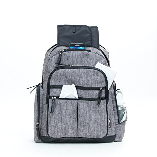 Babyboom Places and Spaces Backpack Diaper Bag, 2 oz - lb