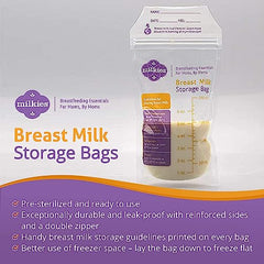 Milkies Breast Milk Storage Bags, 50 Count (Pack of 1)