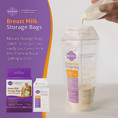 Milkies Breast Milk Storage Bags, 50 Count (Pack of 1)