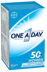 One A Day Women 50 Plus Multivitamin Tablet, Specially Formulated with Vitamins & Minerals for Women 50+