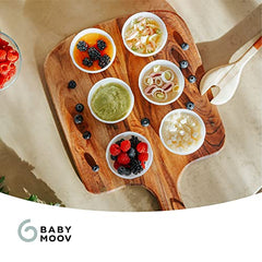 Babymoov Biosourced Food Storage Containers - BPA Free Containers With Leak Proof Lids, Ideal to Store Baby Food or Snacks for Toddlers (PICK YOUR SET SIZE)