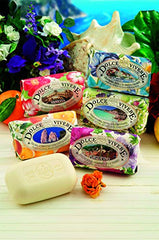 Nesti Dante Dolce Vivere Italian Triple-Milled Bar Soap, Lago Di Como - White Magnolia, 250 Grams