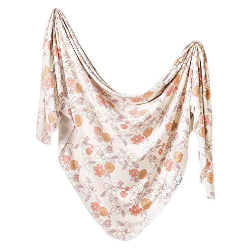 Copper Pearl Large Premium Knit Baby Swaddle Receiving Blanket Ferra (T4-F7EQ-T1VQ)