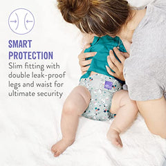 Bambino Mio Mioduo Two-Piece Cloth Diaper, Berry Bounce, Size 2 (9kgs+)